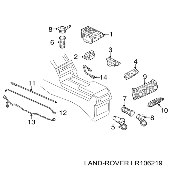 LR106219 Land Rover 