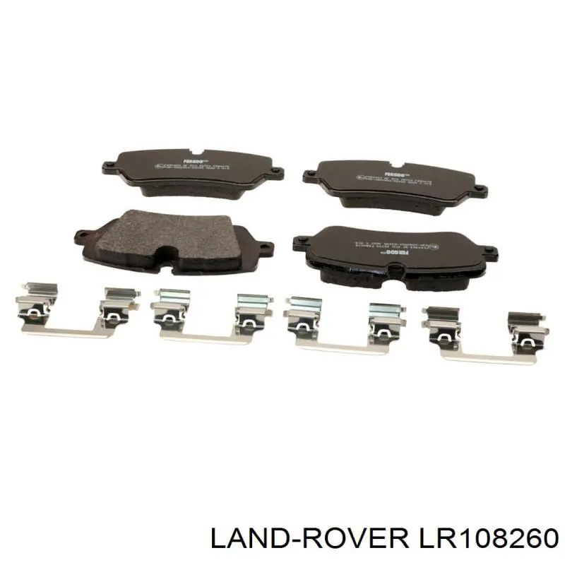 Купить LR108260 Land Rover Колодки тормозные задние, дисковые