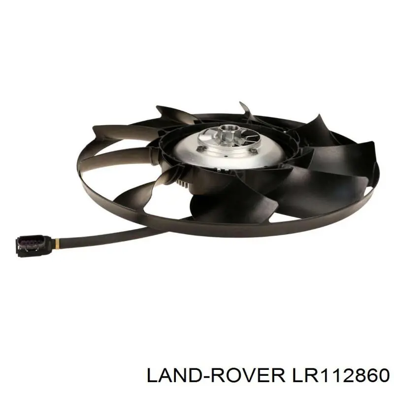 LR112860 Land Rover ventilador elétrico de esfriamento montado (motor + roda de aletas)