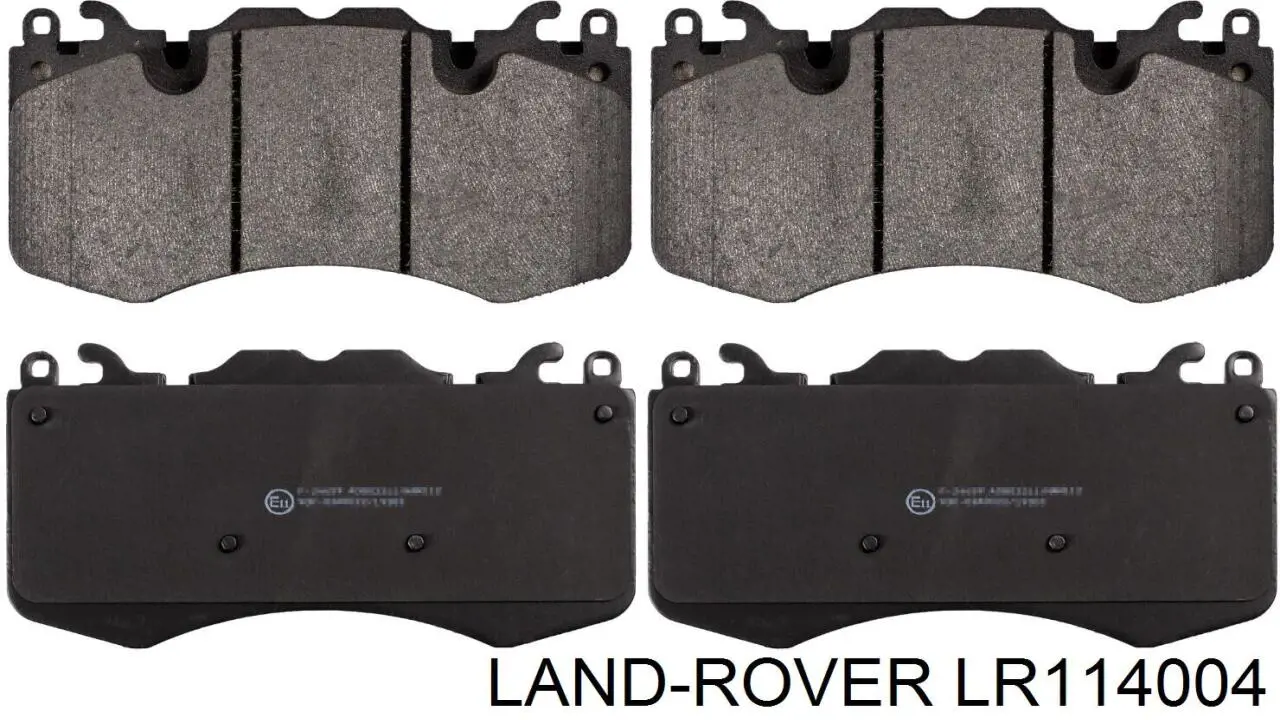 LR114004 Land Rover sapatas do freio dianteiras de disco