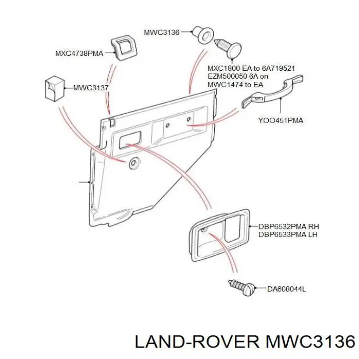  Land Rover MWC3136 цена, от 0.63 USD