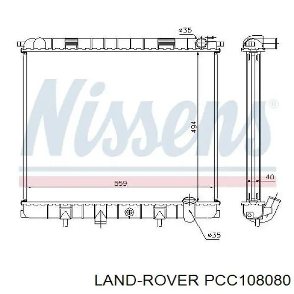 PCC108080 Land Rover