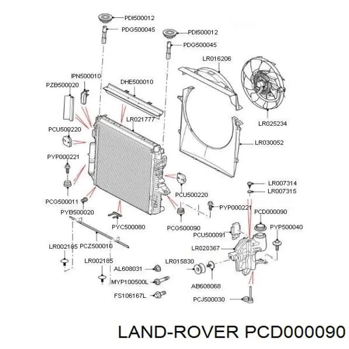Купить 4993683 Ford Крышка/пробка расширительного бачка
