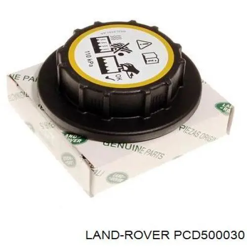 PCD500030 Land Rover tampa (tampão do tanque de expansão)