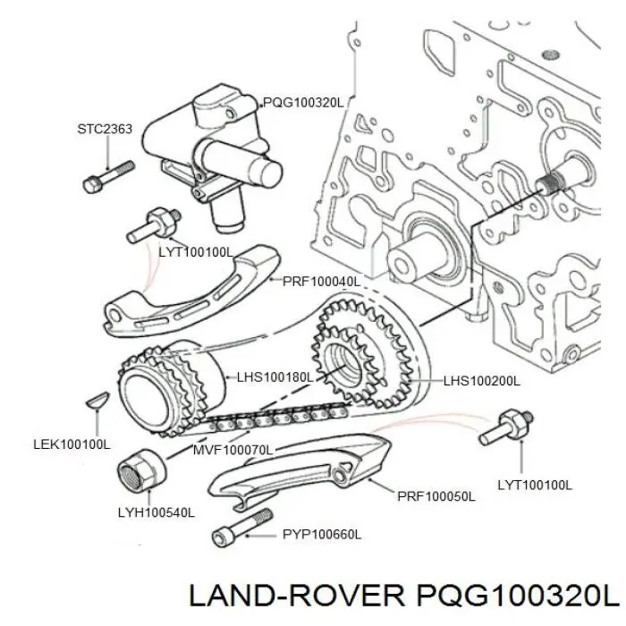 PQG100320L Land Rover 