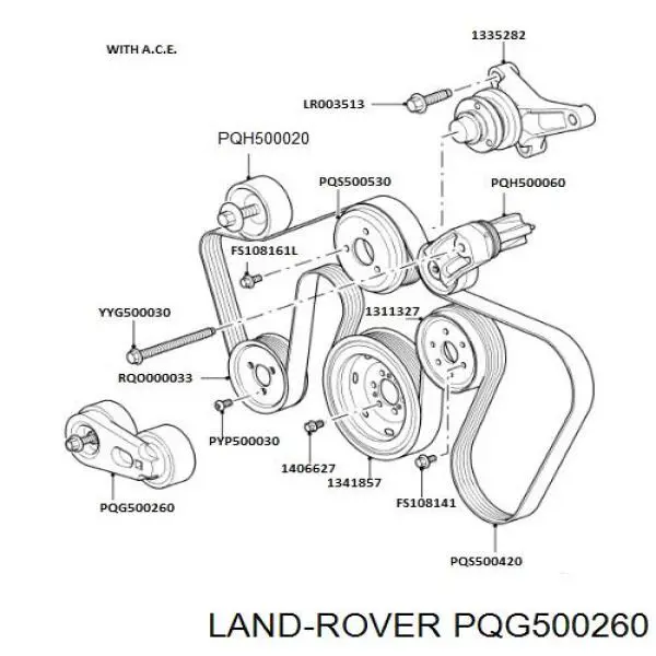  Land Rover PQG500260 цена, от 31.67 USD