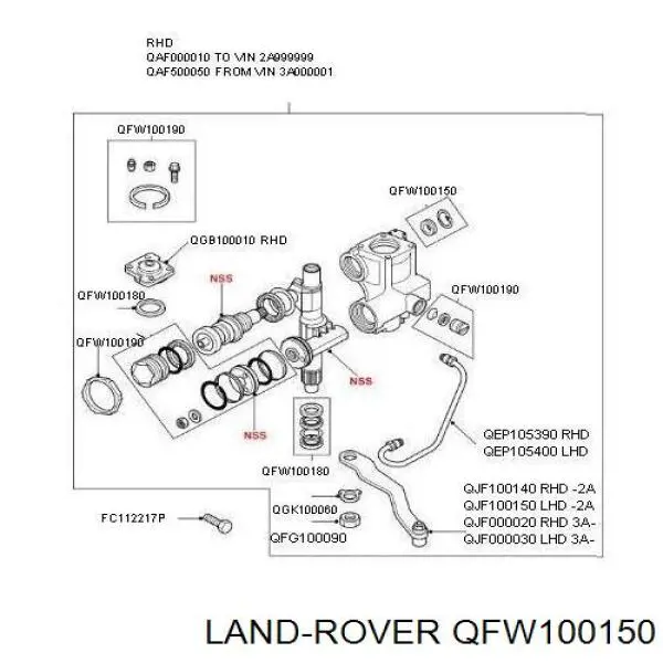 QFW100150 Land Rover 