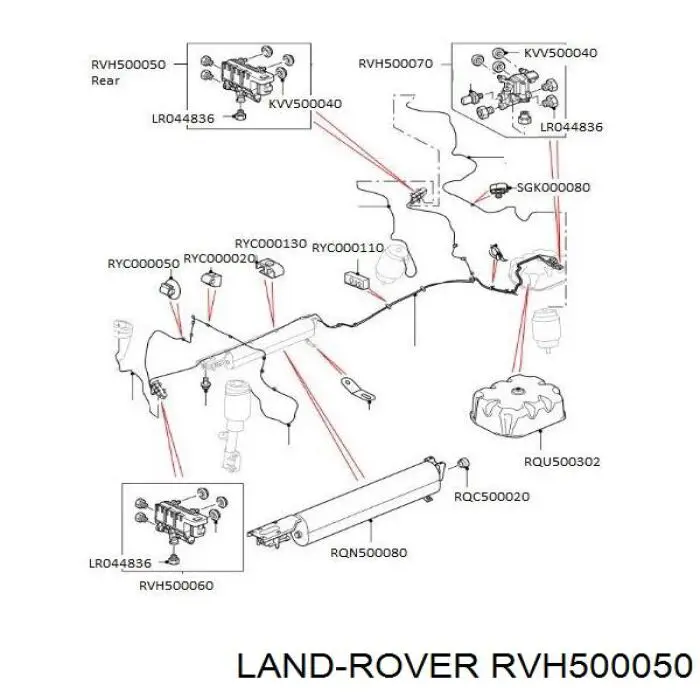 Купить ZVLR0050 Zzvf Блок клапанов регулируемой подвески задний