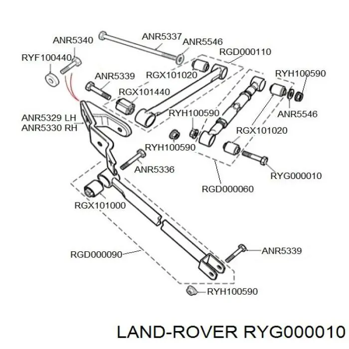  Land Rover RYG000010 цена, от 7.63 USD
