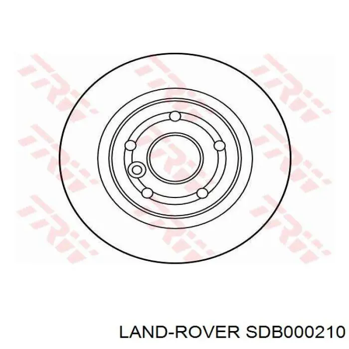 Задний дисковый тормоз Land Rover SDB000210