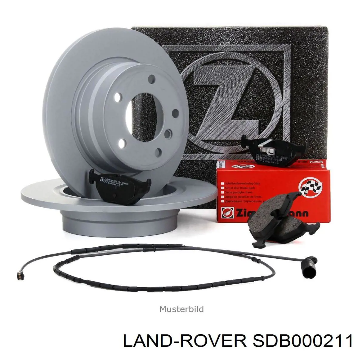 Задний тормозной диск Land Rover SDB000211 цена, от 60.85 USD
