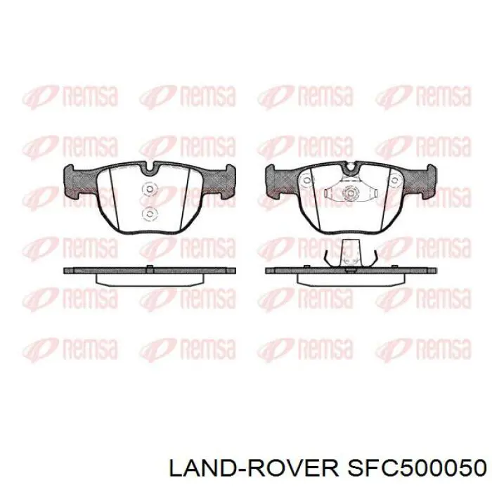SFC500050 Land Rover Колодки передние