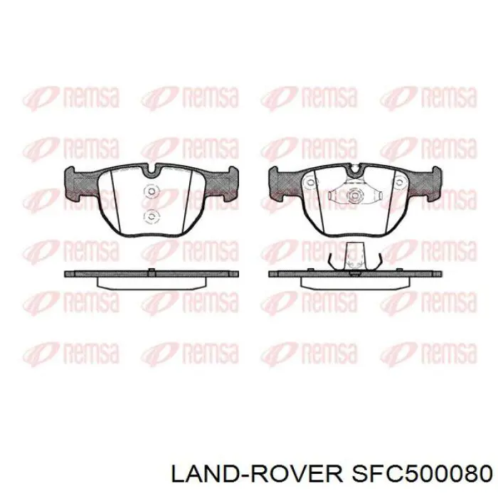 Колодки Land Rover SFC500080 цена, от 92.63 USD