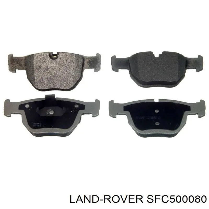 Колодки тормозные передние дисковые LAND ROVER SFC500080