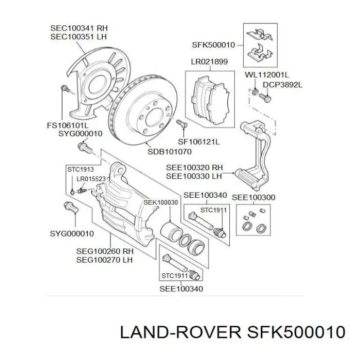 SFK500010 Land Rover 