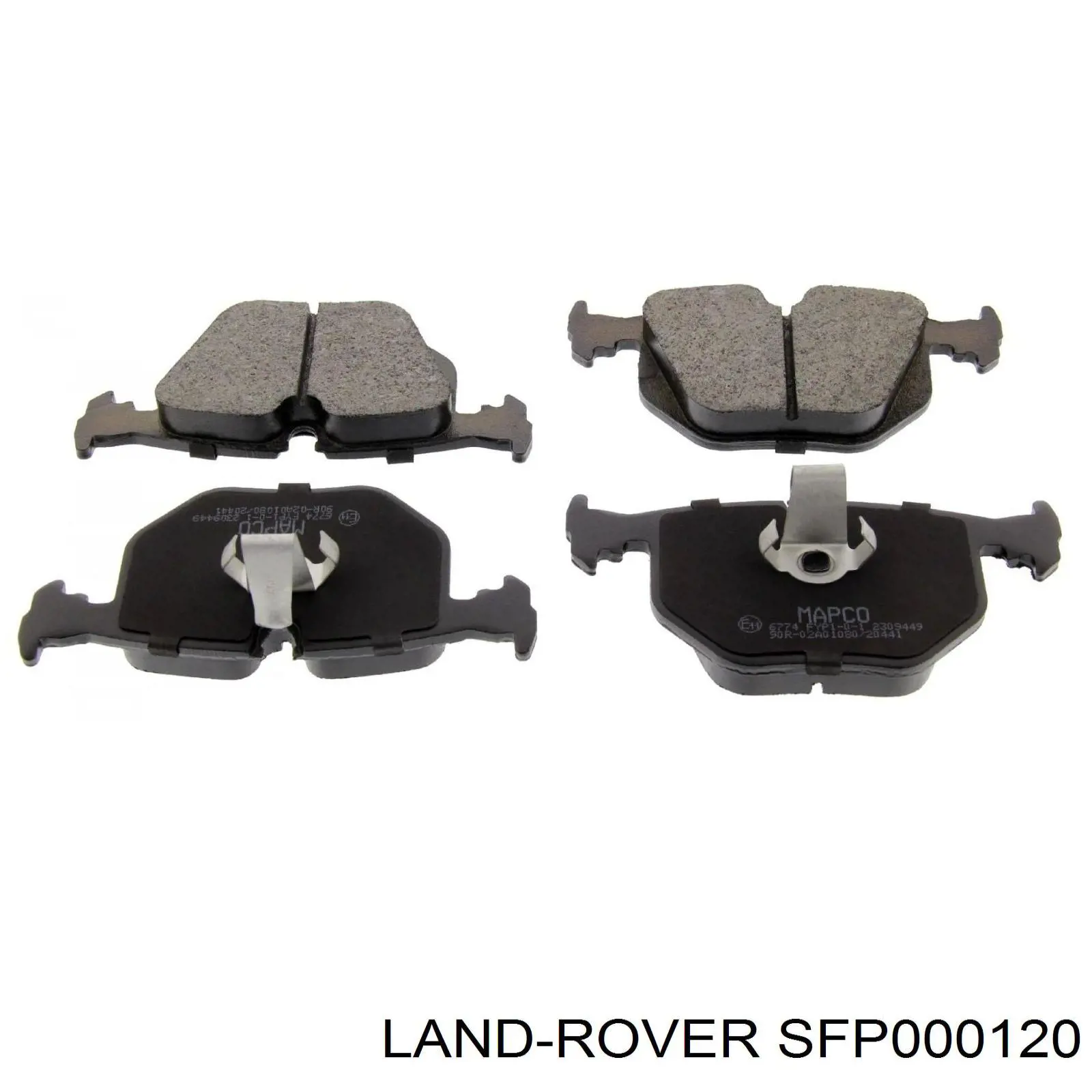 SFP000120 Land Rover Колодки тормозные дисковые комплект