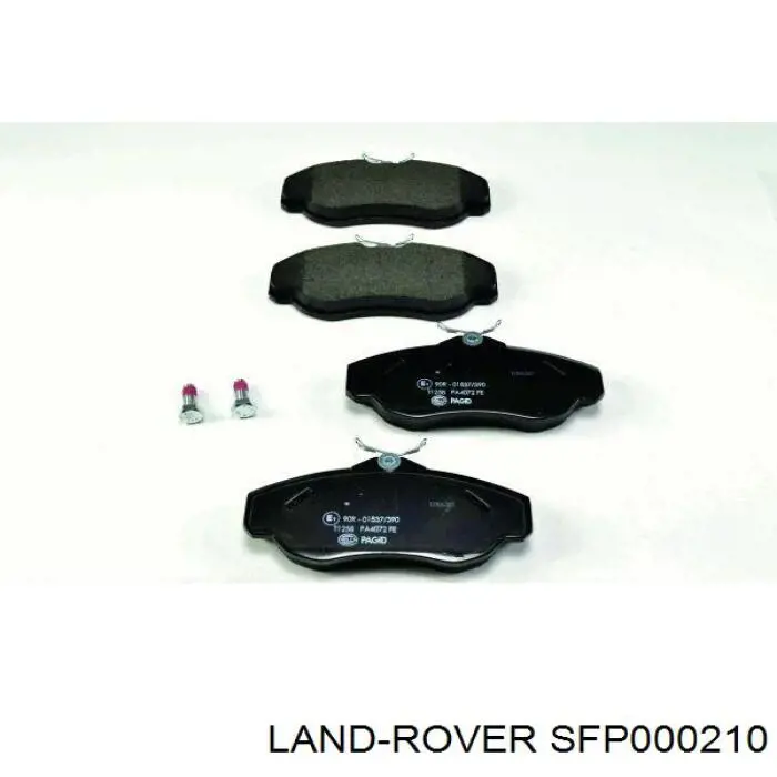 SFP000210 Land Rover колодки тормозные передние дисковые