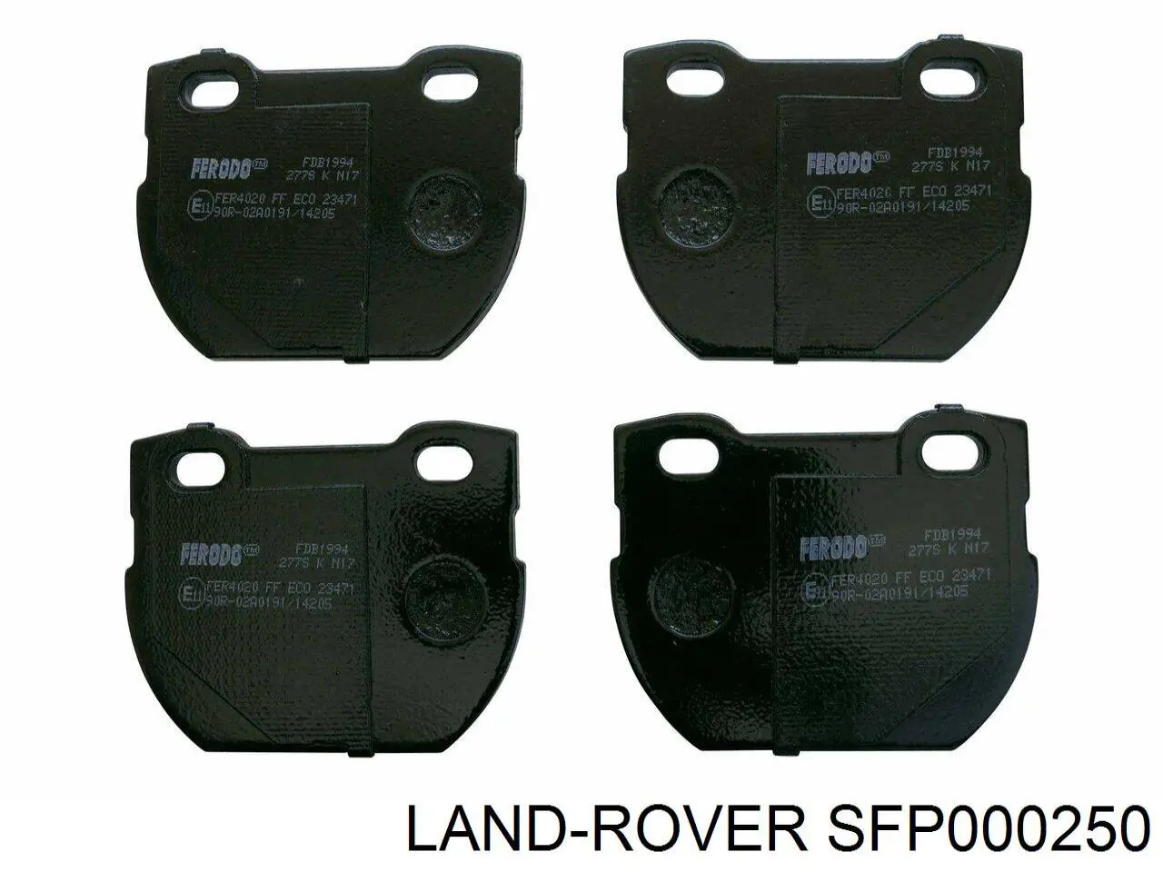 Колодки дисковые  Land Rover SFP000250 цена, от 36.89 USD