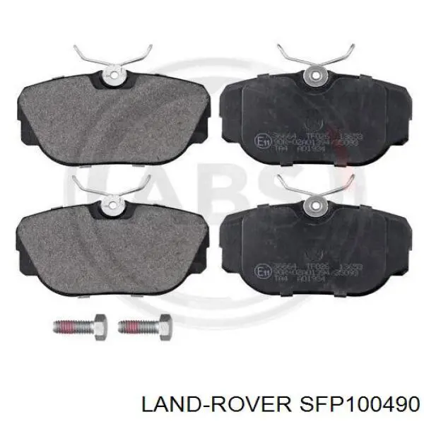 SFP100490 Land Rover колодки тормозные задние дисковые
