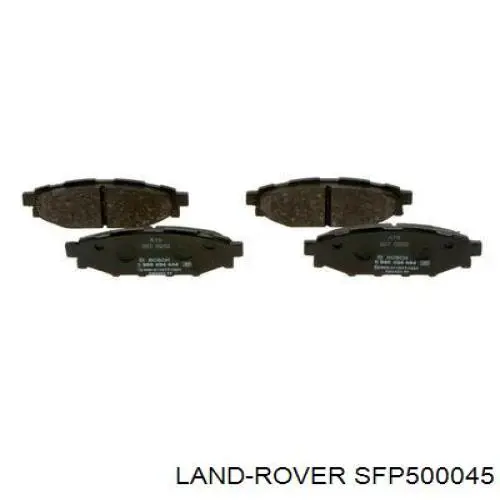 Тормозные колодки Land Rover SFP500045