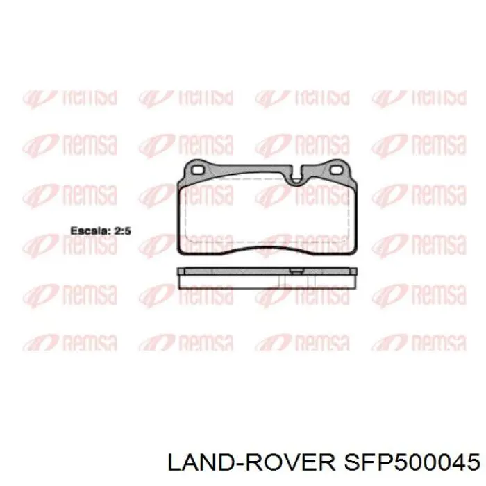 SFP500045 Land Rover Колодки передние