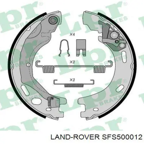 Тормозные колодки стояночного тормоза Land Rover SFS500012 цена, от 61.01 USD