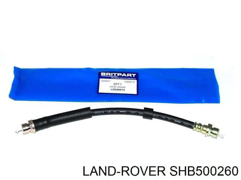 Шланг тормозной передний левый SHB500034 Land Rover
