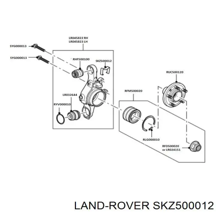  Land Rover SKZ500012 цена, от 9.22 USD
