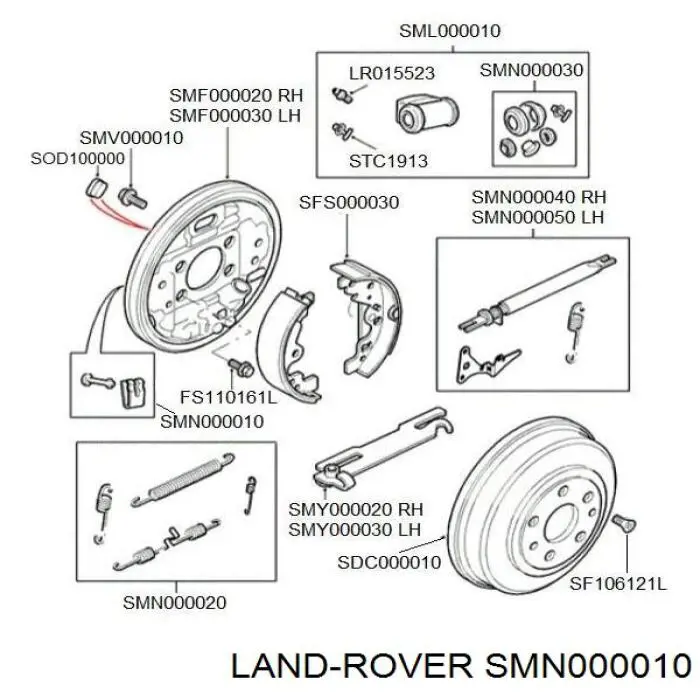  Land Rover SMN000010 цена, от 8.89 USD
