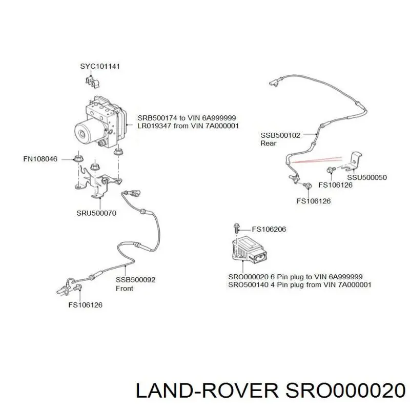  Land Rover SRO000020 цена, от 19.00 USD