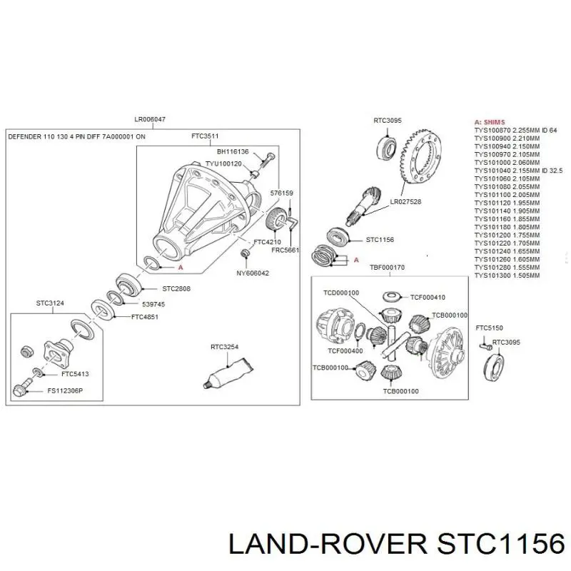  Land Rover STC1156 цена, от 59.32 USD