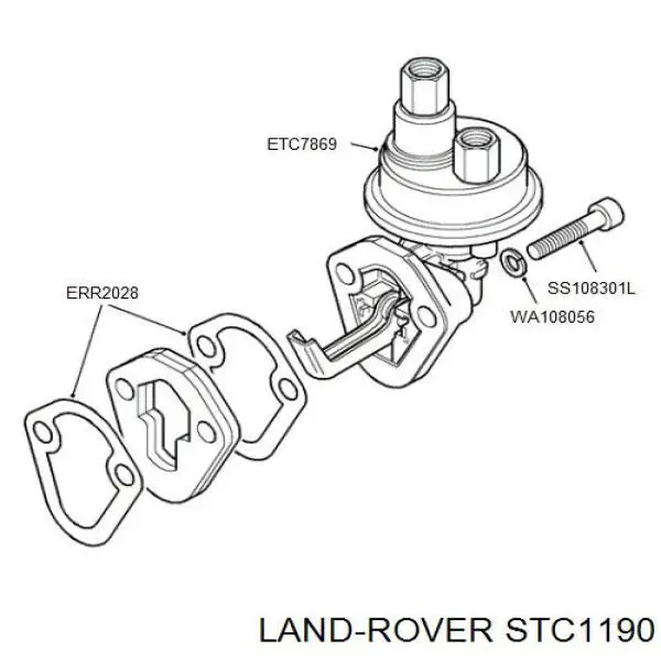 Топливный насос механический Land Rover STC1190 цена, от 62.99 USD