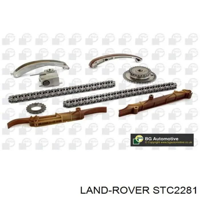 STC2281 Land Rover amortecedor de cadeia do mecanismo de distribuição de gás, inferior