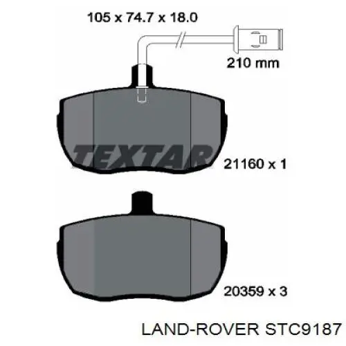 Купить 067011BSX Stellox Колодки тормозные
