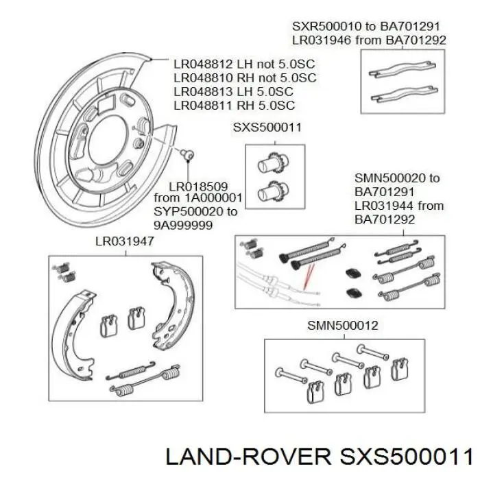  Land Rover SXS500011 цена, от 22.77 USD