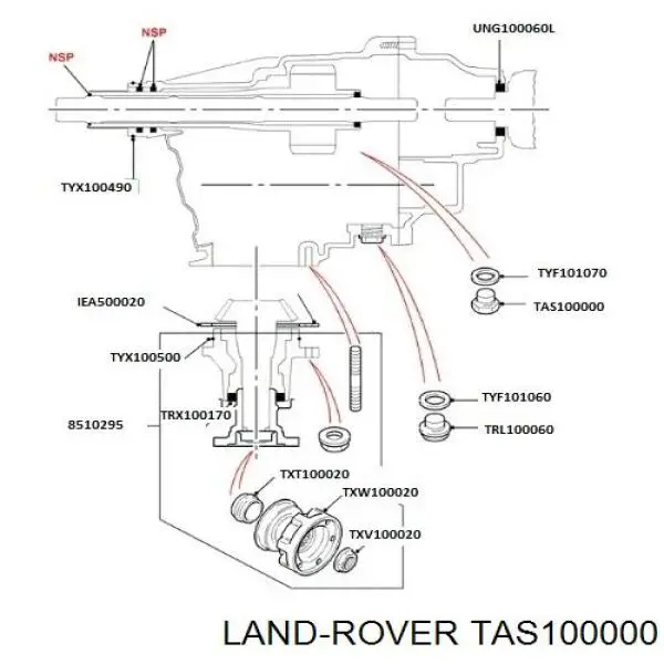  TAS100000 Land Rover