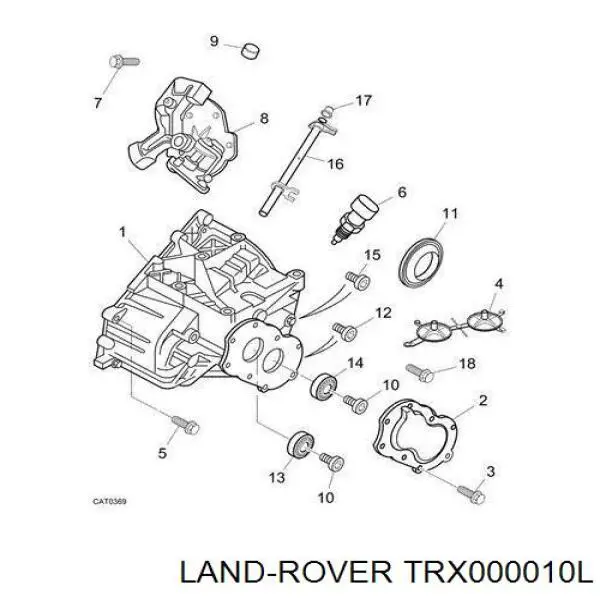 Сальник АКПП/КПП (выходного/вторичного вала) Land Rover TRX000010L цена, от 13.53 USD