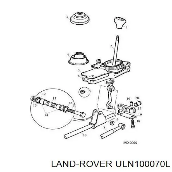  Land Rover ULN100070L цена, от 12.86 USD