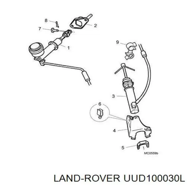 UUD100030L Land Rover Мотор в сборе