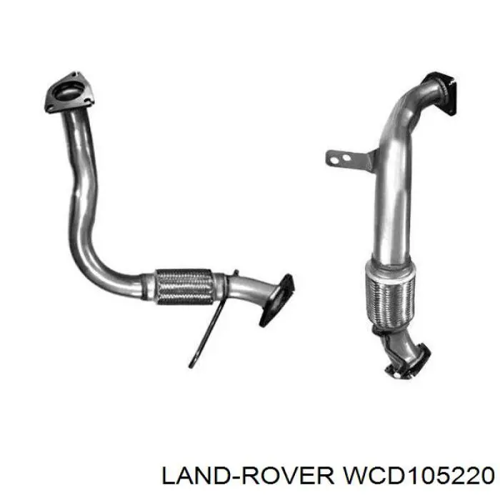 Передняя часть глушителя WCD105220 Land Rover