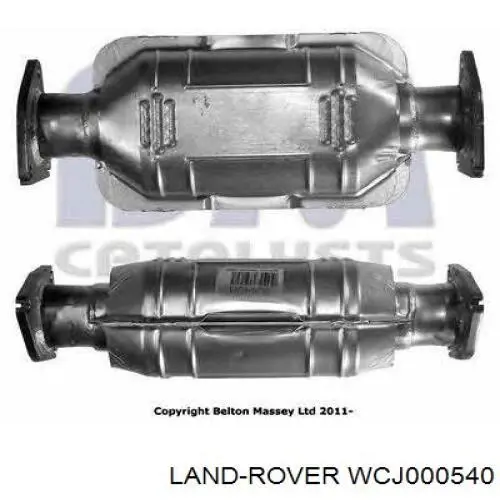 Купить WCJ000531 Land Rover Выхлоп центральный