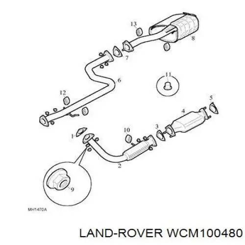 Купить WCM100480 Land Rover 