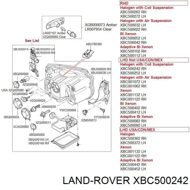XBC500242 Land Rover 