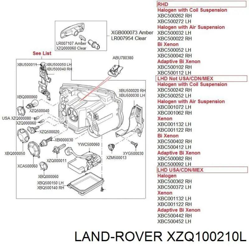 XZQ100210L Land Rover 