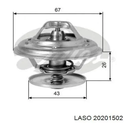 Термостат в сборе Laso 20201502