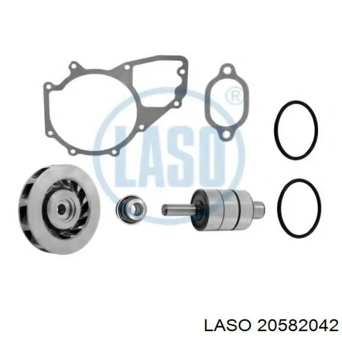 Ремкомплект помпы воды Laso 20582042 цена, от 47.64 USD