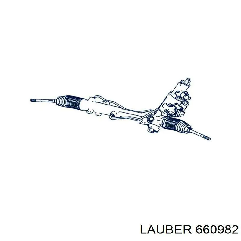 660982 Lauber рулевая рейка