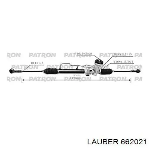 Рейка рулевая LAUBER 662021