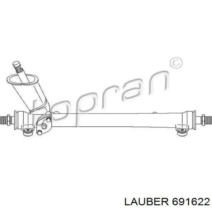 Реечный рулевой механизм Lauber 691622 цена, от 35.68 USD