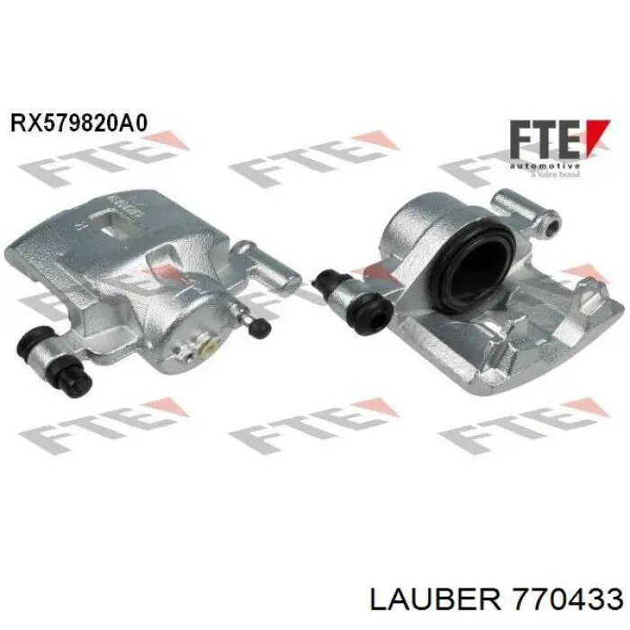 Суппорт тормозной передний правый 770433 Lauber